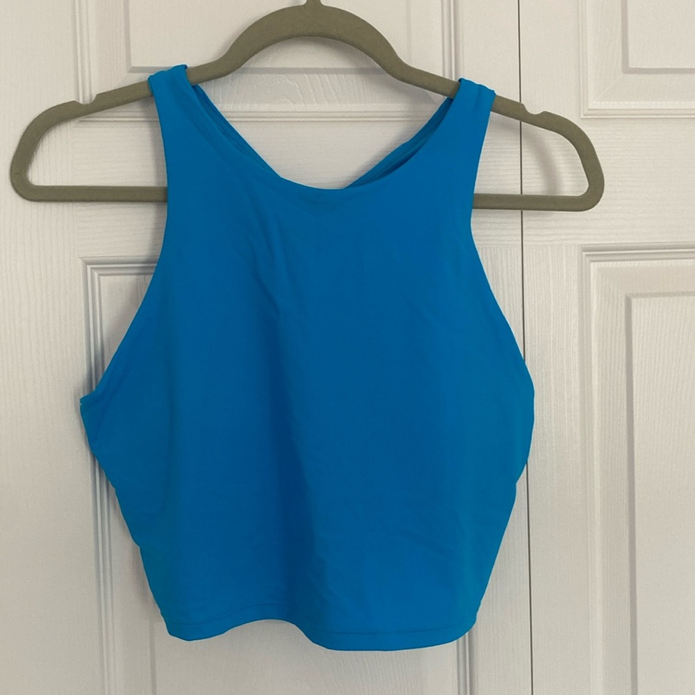 Athleta conscious crop bikini top
